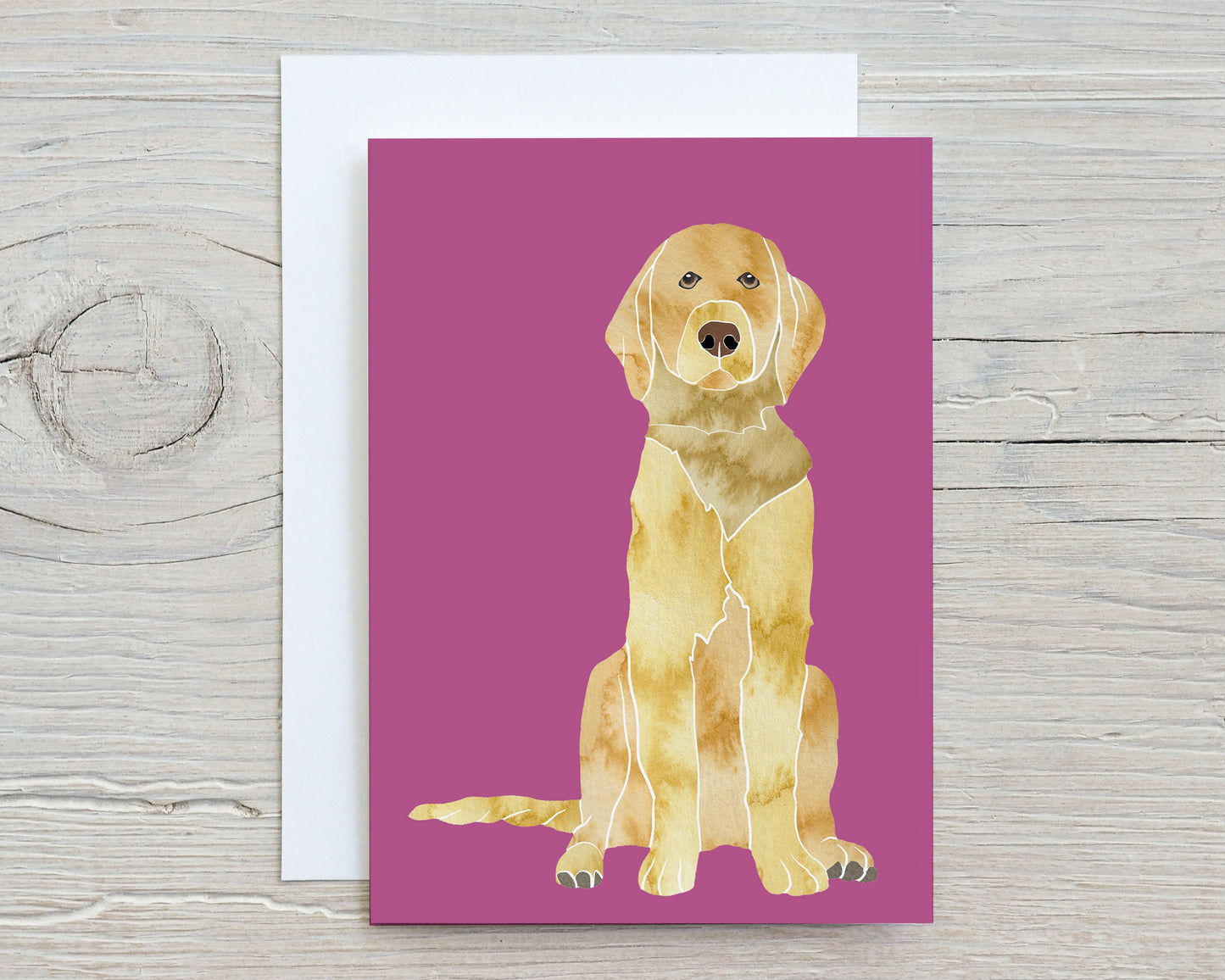Adorable Dogs Note Cards, Modern Minimalist Art, Small Breed and Large Breed