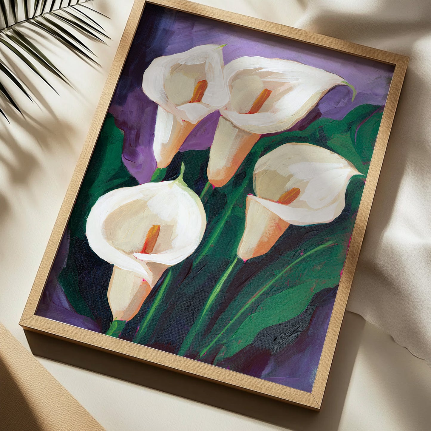 Four Calla Lilies Fine Art Print