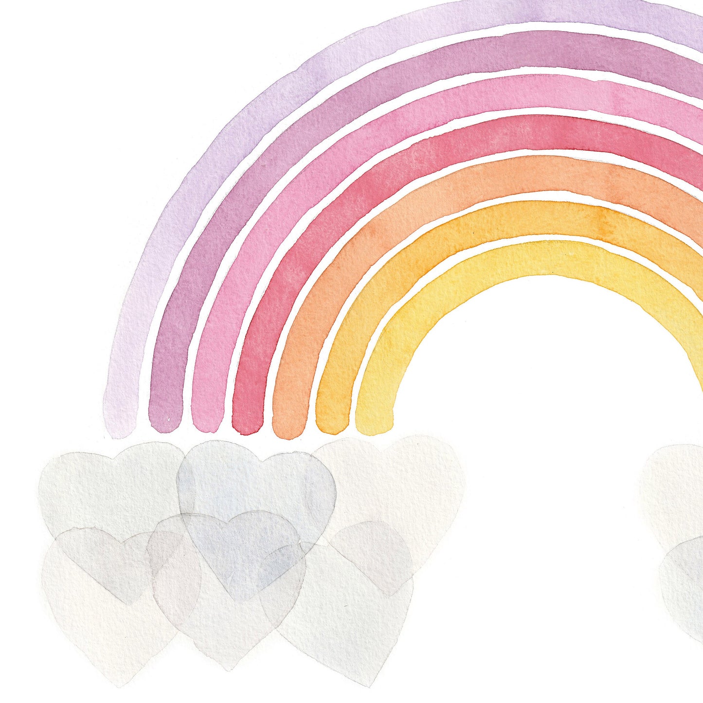 Rainbow, Watermelon, Popsicle Watercolor Prints, Nursery Wall Art