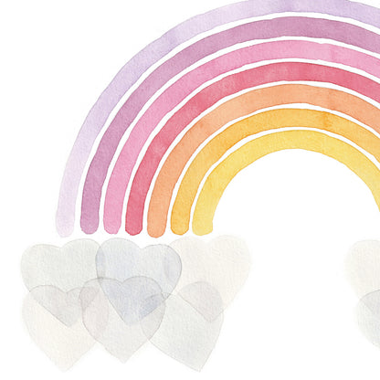 Rainbow, Watermelon, Popsicle Watercolor Prints, Nursery Wall Art