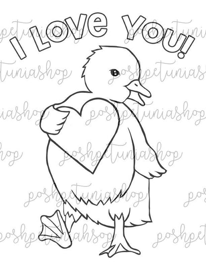 Mother's Day Coloring Pages, DIY Gift, Printable