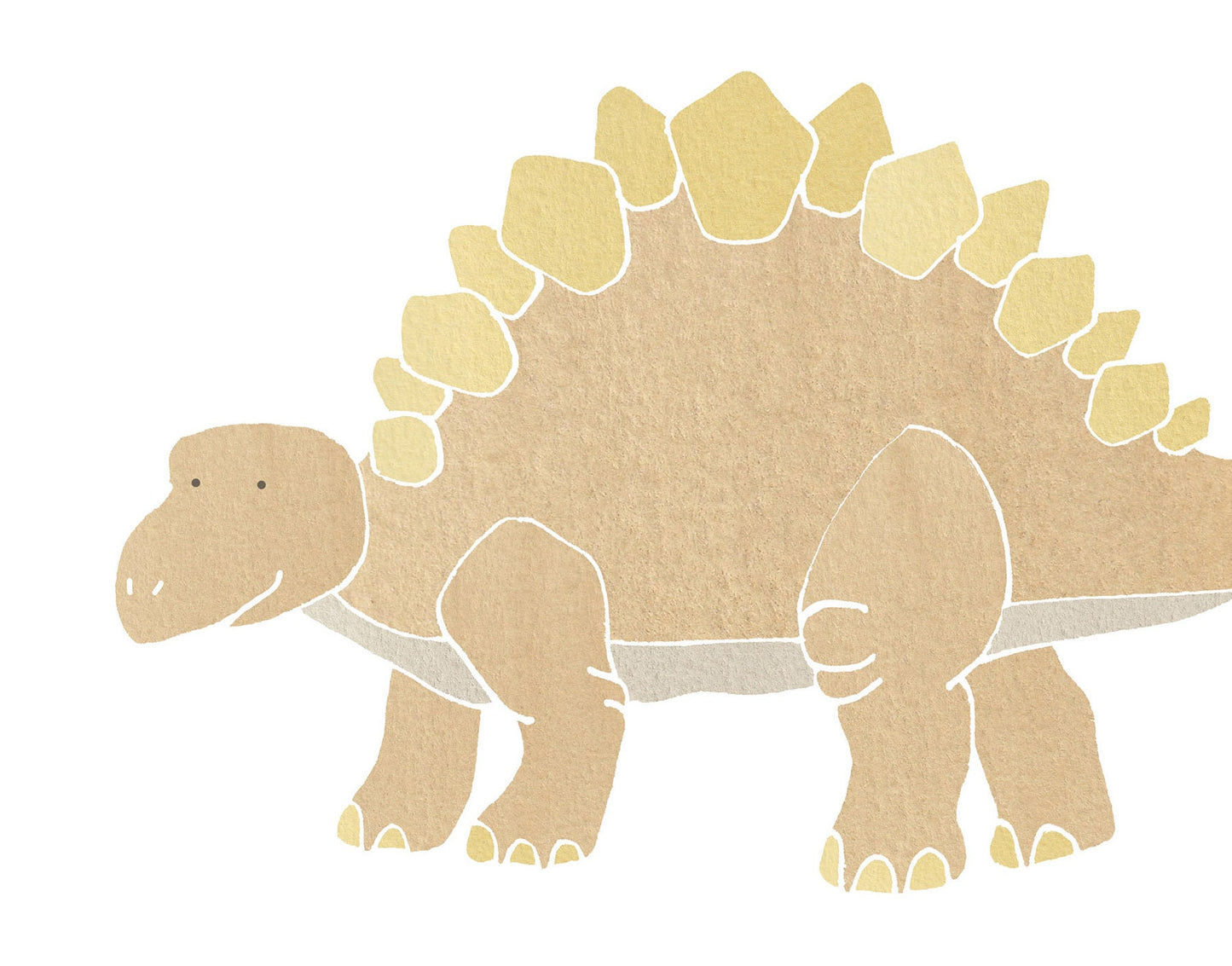 Set of 6 Dinosaur Watercolor Prints, Nursery Wall Art