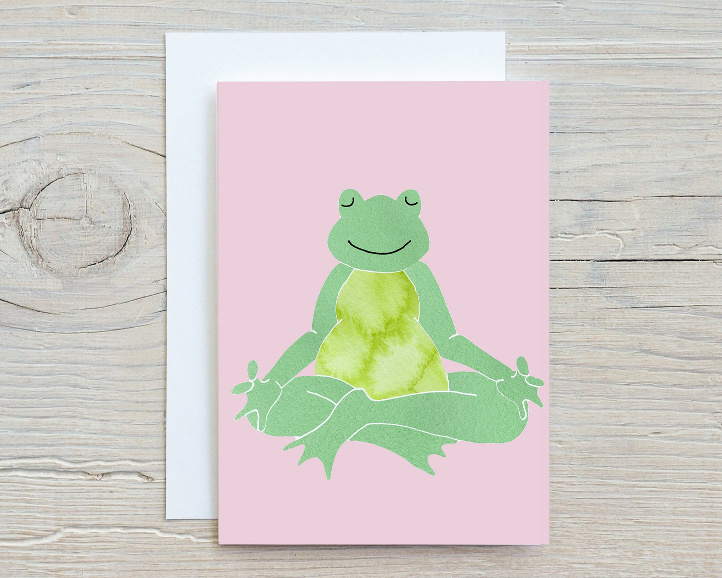 Yoga Animal Note Cards: Meditating Animal Art, Set of 6