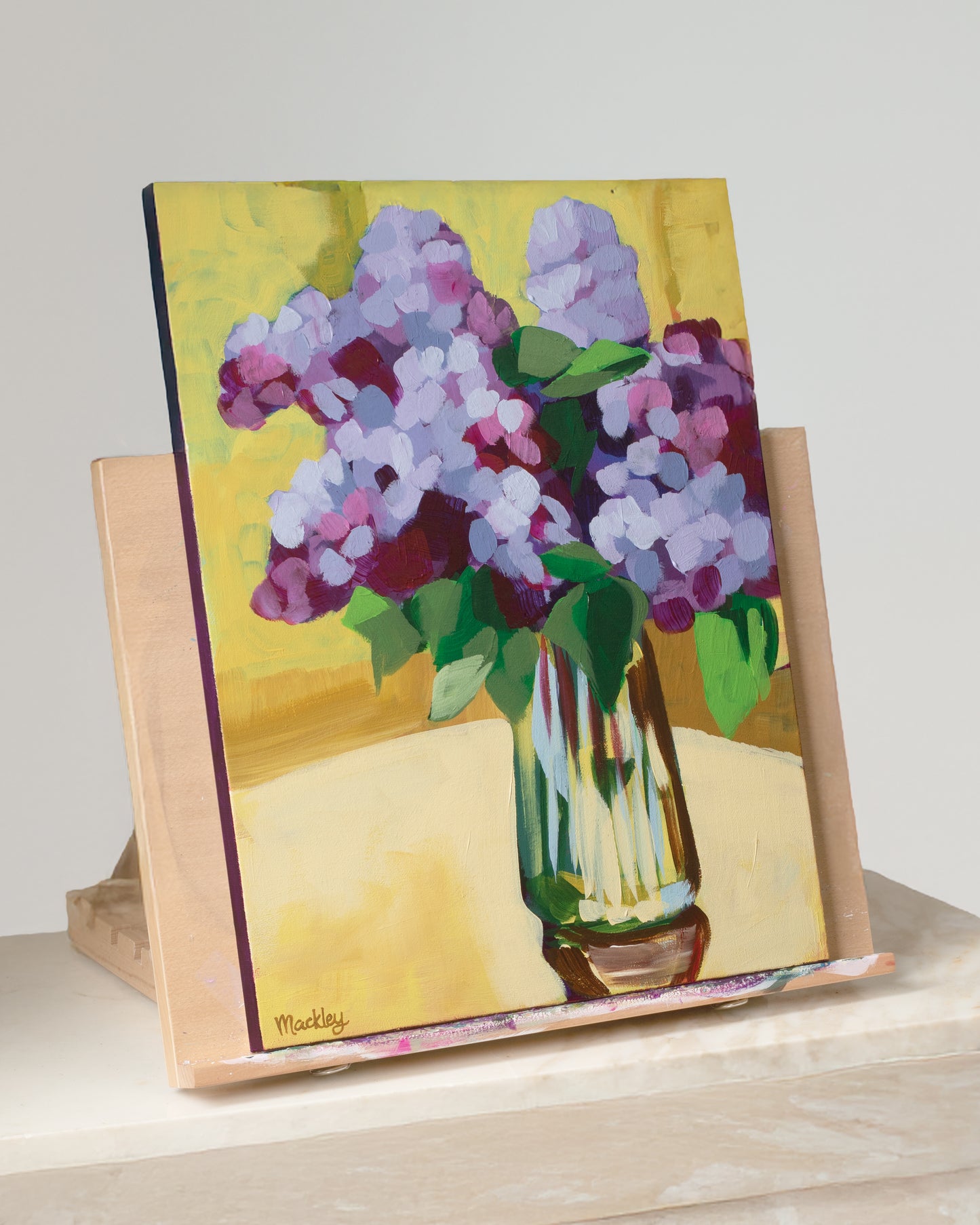 "Lilacs in Afternoon Light"