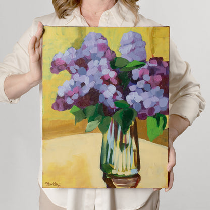 "Lilacs in Afternoon Light"