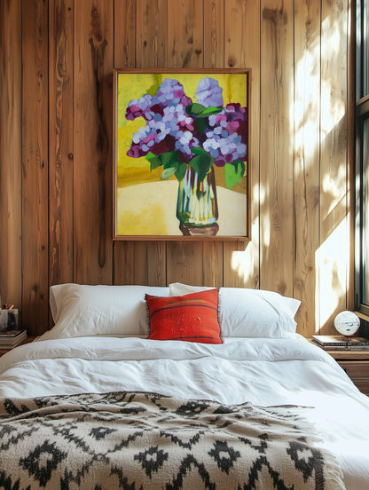Lilacs in Afternoon Light Fine Art Print