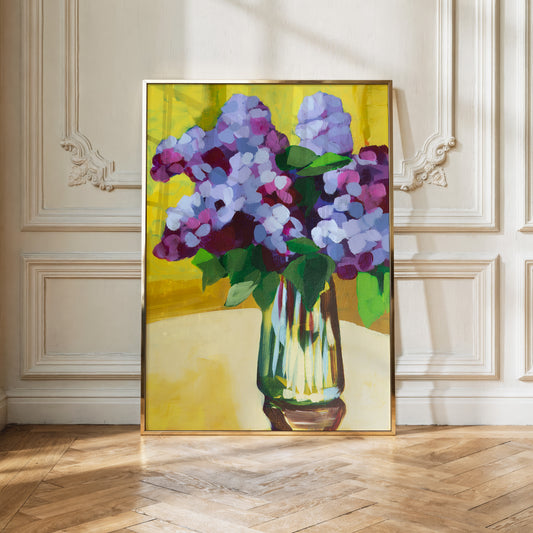 Lilacs in Afternoon Light Fine Art Print