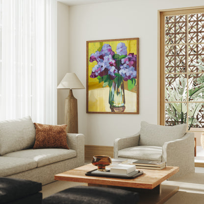 Lilacs in Afternoon Light Fine Art Print