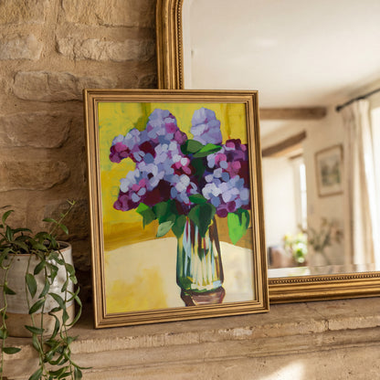 Lilacs in Afternoon Light Fine Art Print