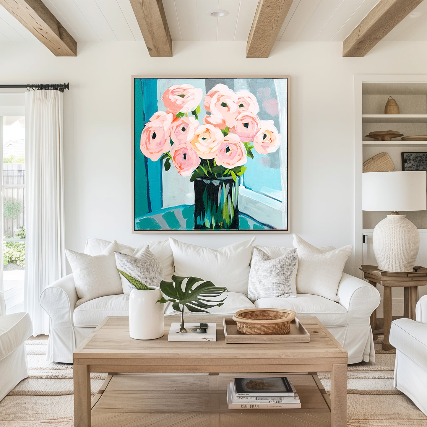 Ranunculus Rainy Day Fine Art Print