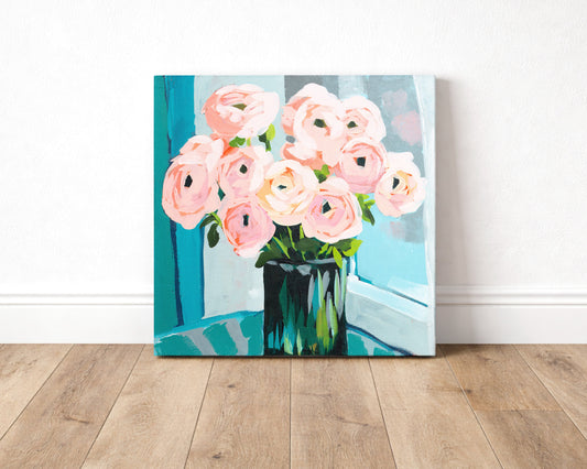 Ranunculus Rainy Day Fine Art Print
