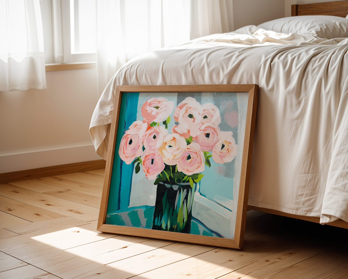 Ranunculus Rainy Day Fine Art Print