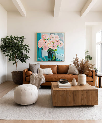 Ranunculus Rainy Day Fine Art Print