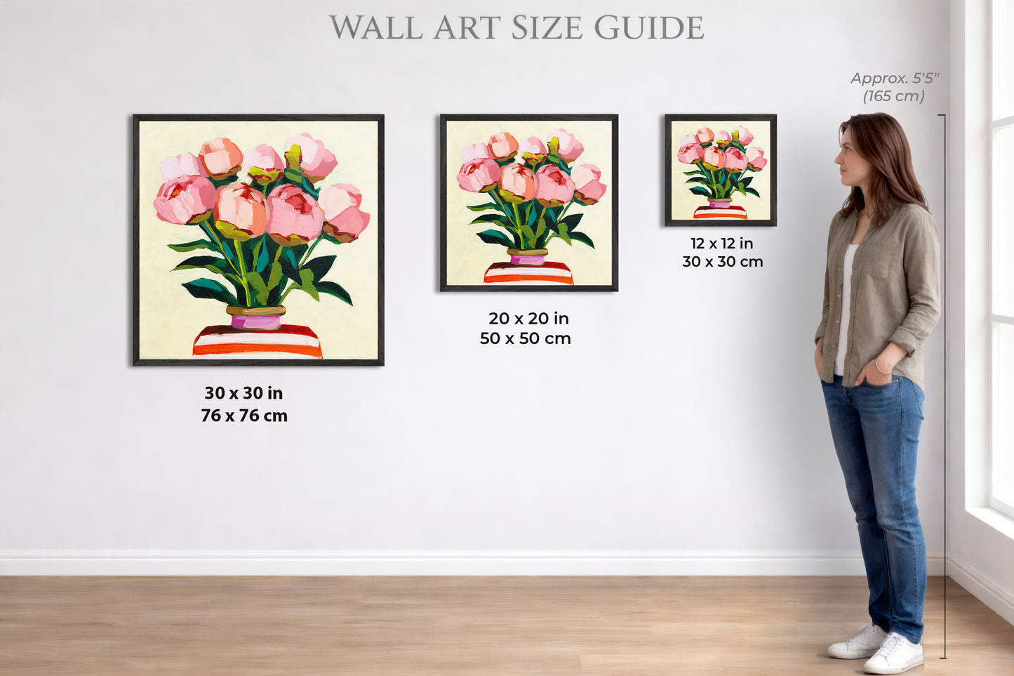 Peony Buds in Portofino Vase Fine Art Print