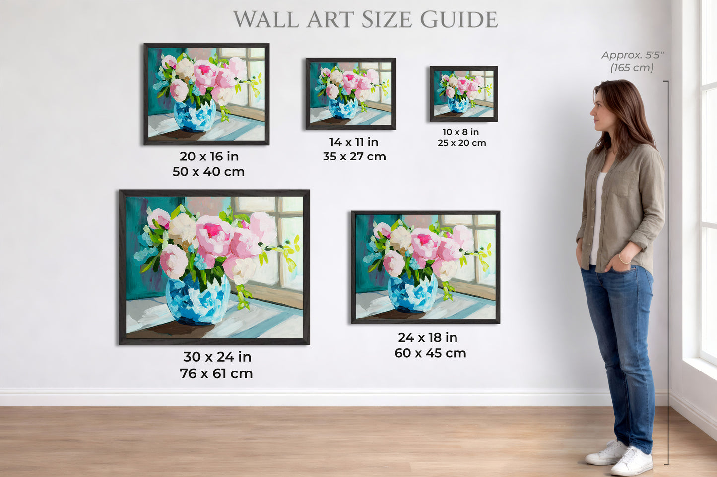 Peonies By The Window Fine Art Print