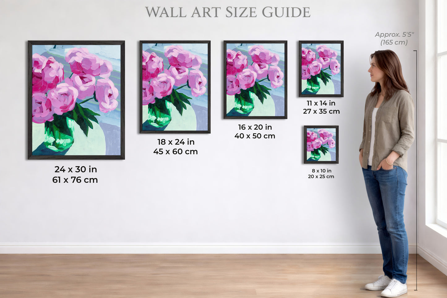Pink Peonies in Morning Light Fine Art Print