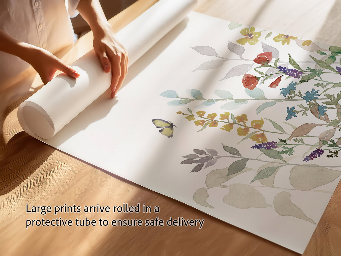 Watercolor Wildflowers Set of 3 Nursery Prints, Boho Nursery, Botanical Art
