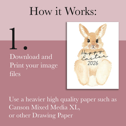 Easter Footprint Craft Bundle Printable (6 Designs) + Coloring Pages, Baby & Toddler Handprint Art, Easter Activity for Kids, Instant Download