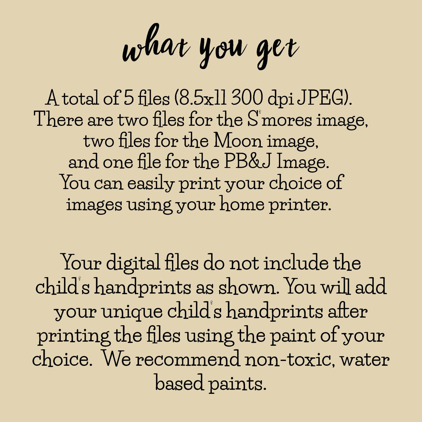 Father's Day Keepsake Handprint Footprint Set, DIY Card and Art Print