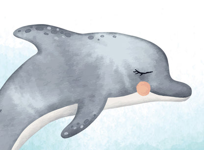 Serene Sea Creatures Nursery Art Prints