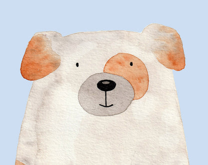 Choose 3 Watercolor Animal Prints, Nursery Decor, Farm Animals