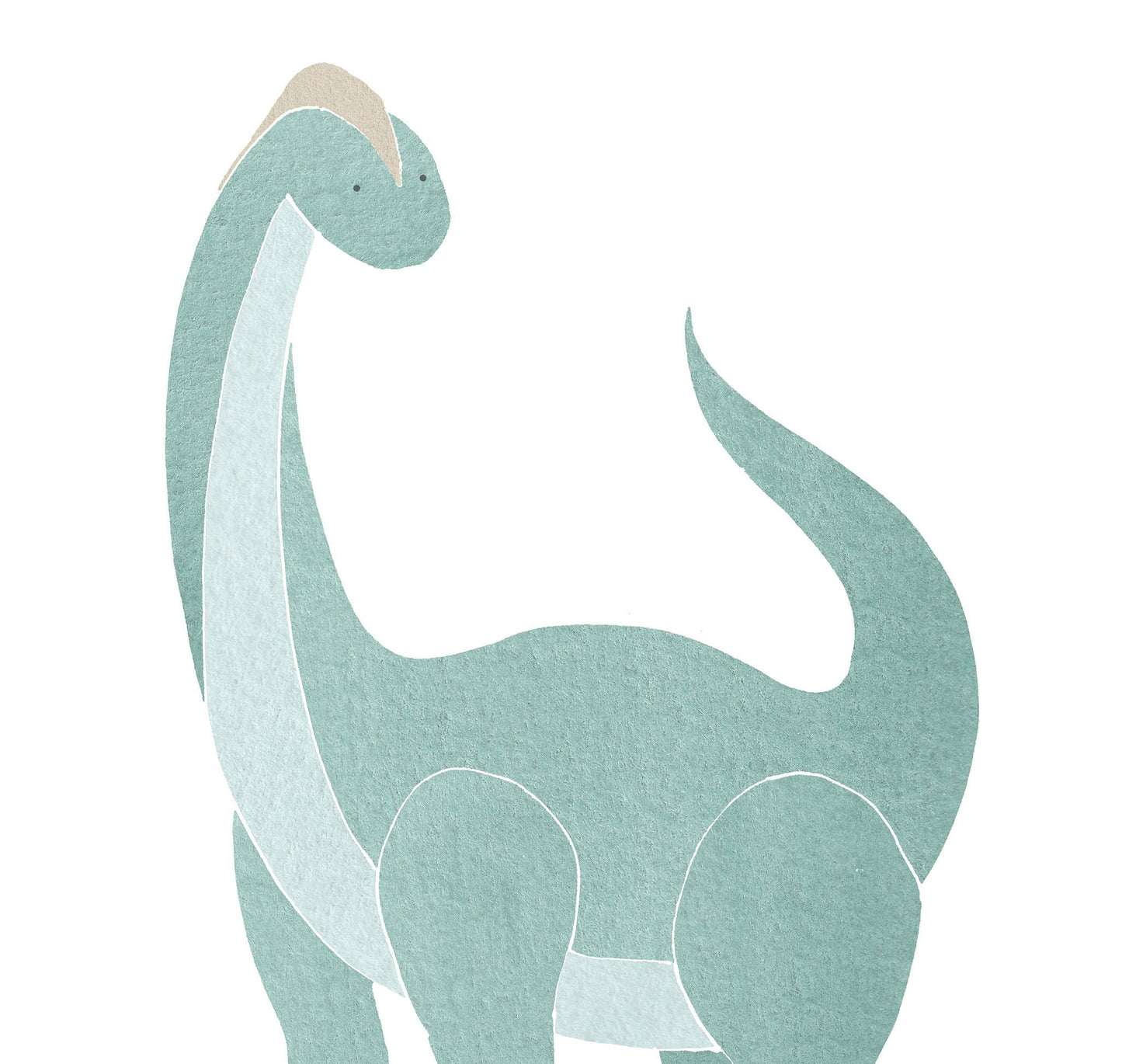 Set of 6 Dinosaur Watercolor Prints, Nursery Wall Art